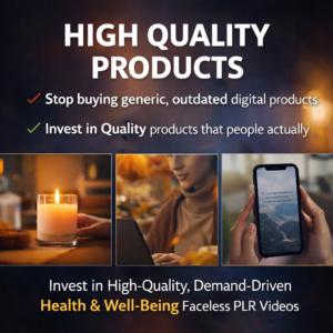 Health & Wellbeing Faceless Video Content Pack – MRR & PLR Included