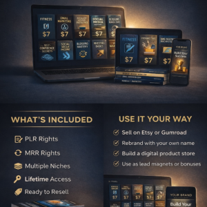 5M eBooks Mega Bundle (PLR & MRR) – Resell, Rebrand & Earn Passive Income