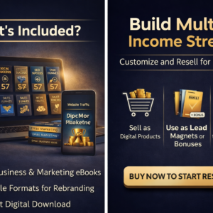 50+ Business & Marketing eBooks Mega Bundle (MRR Included)