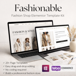 Fashionable - Fashion Shop Elementor Template Kit download