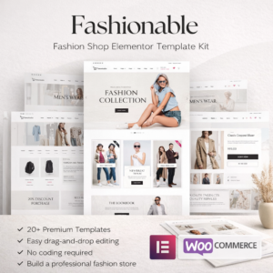Fashionable - Fashion Shop Elementor Template Kit download