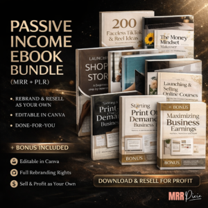 MRR Passive Income eBook Bundle (PLR Included)
